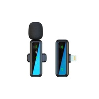 Clip de microphone dynamique Lavalier sans fil Annulation du bruit pour Android/iPhone Enregistrement vidéo Plug-and-Play Construction métallique