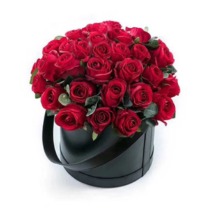 Hug Bucket Bouquet Florist Gift Packaging Box Wedding Flowers Storage Box leather flowers box
