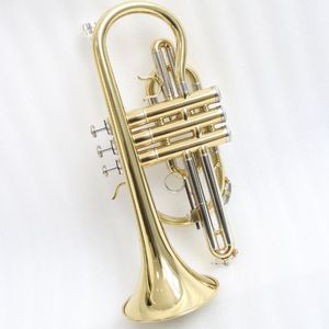 <span class=keywords><strong>Cornet</strong></span> de qualité supérieure en laiton laqué or, tonalité Si bémol, instrument pour étudiants - Product Image 2