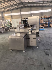 Sierra de cinta industrial eléctrica totalmente automática para cortar carne, hielo y huesos con doble corte - Product Image 6