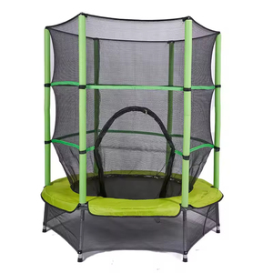 Trampoline pour enfants avec cadre en acier galvanisé |   Enclos surélevé pour usage intérieur unisexe, certifié EN71 |   De 2 à 12 ans - Product Image 6