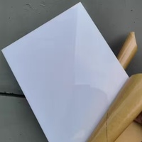 Vente en gros d'usine : Panneau acrylique blanc laiteux, feuille PMMA opaque sur mesure pour panneau LED et cloison