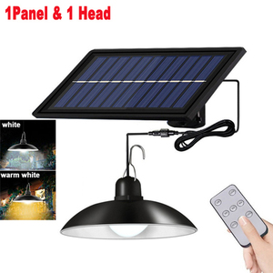 Double Heads Solar Pendant <b>Light</b> Outdoor Indoor Waterproof 60 LED Solar Lamp With <b>Pull</b> Switch Lighting for Garden Flood <b>Light</b> - Product Image 3