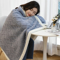 100% Polyester Jacquard Sherpa-Decke, Großhandel für Zuhause und Büro, Multifunktional, Warm, Gestrickt, Anpassbar, Rutschfest