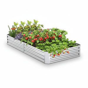 Jardinières en métal modernes au dernier design petites et grandes jardinières décoratives pour articles de jardin Jardinière galvanisée à l'aspect captivant - Product Image 1