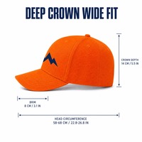 Casquette de baseball personnalisée à grande visière, OEM, 6 panneaux, visière incurvée, en coton, style Dad Hat, réglable, vente en gros