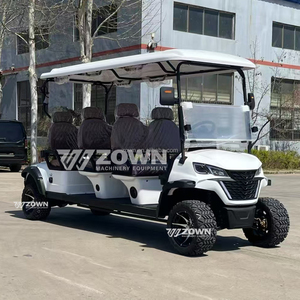 Wholesale 6 Seater Electric Golf Cart <b>72V</b> Lithium <b>Battery</b> Heavy Duty Big Wheels Off Road Golf Cart for Farm Hunting Using - Product Image 2