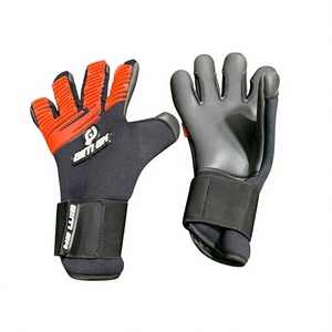 Gants de gardien de but allemands en PU de 4 mm avec fermeture éclair, protection des doigts et du pouce, Giga Grip, unisexes - Product Image 3