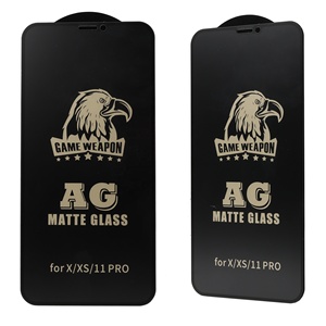 AG 0.4mm trung bình nhôm 150C lớn ARC Tempered Glass bảo vệ màn hình Matte cho Iphone XS Max x 13 14 16 điện thoại di động - Product Image 5
