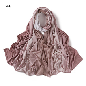 Pañuelo Hijab Khimar <span class=keywords><strong>Shayla</strong></span> de Poliéster Acanalado a Rayas con Pedrería, de Secado Rápido, Transpirable, Estilo Clásico para las Cuatro Estaciones - Product Image 2