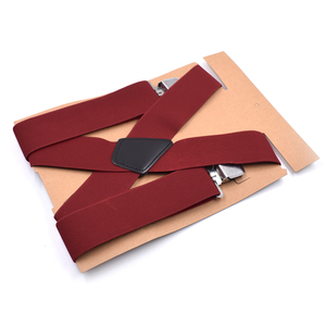 <span class=keywords><strong>Tirantes</strong></span> Personalizados con Estampado por Transferencia de Calor, Diseño Plano, Hebilla de Hierro de 5 cm de Ancho, Estilo Clásico X, para Hombre y Mujer - Product Image 2