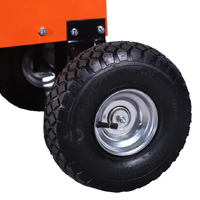 Broyeur de branches d'arbres industriel mobile à essence AOYU 7HP 4 temps avec homologation CE/EPA