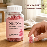 Soutien du microbiome pour l'équilibre digestif avec des gommes probiotiques à base de Lactobacillus