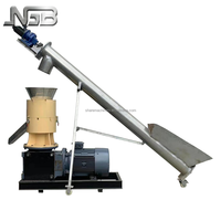 Machine portable de fabrication de granulés de carburant de biomasse de bonne qualité szlh320