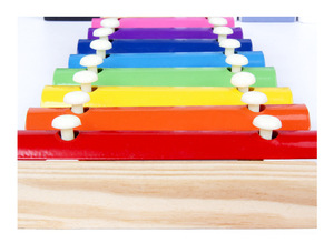 I bambini infantili di legno ottava mano bussare al pianoforte prima educazione del bambino strumento musicale giocattolo educativo 1-2-3 anni di età i piccoli - Product Image 5