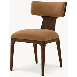 Nórdico personalizado tela hogar moderno diseño de lujo muebles silla visitante tapizado comedor sillas con brazo - Product Image 5