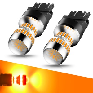 Ampoule LED Jaune Ambre 3157 Super Lumineuse 3156 3056 3057 4157 3047 4057 pour Feux de Recul, de Position, de Frein et Clignotants - Product Image 4