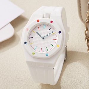 Orologio da Polso Trendy in Acrilico Ottagonale Colorato <span class=keywords><strong>per</strong></span> <span class=keywords><strong>Ragazzi</strong></span> e Ragazze, 43mm 20mm, Impermeabile, al Quarzo, Personalizzabile - Product Image 2