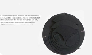 Black Bass Snare <span class=keywords><strong>Drum</strong></span> Sound <span class=keywords><strong>off</strong></span> Mute Silenciador Drumming Practice <span class=keywords><strong>Pad</strong></span> Set - Product Image 6