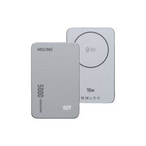 Chargeur sans fil magnétique en verre AG ultra-fin LF21AG, charge rapide 15W pour téléphone et montre avec écran numérique LED HD - Product Image 1