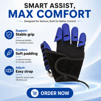 Gants de rééducation médicale pour les mains - Mouvement des doigts motorisé électriquement pour la récupération après un AVC/spasticité, utilisation post-chirurgicale, modèle de gant