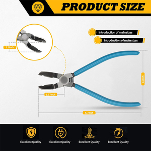 Thép và nhựa đa năng cắt chéo kìm dây tuôn ra Máy cắt xe đẩy người lưu giữ đinh tán TRIM Clip puller - Product Image 2