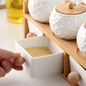 Récipient de stockage de <span class=keywords><strong>cuisine</strong></span> miel 50ml 4oz en céramique poivre d'épice de pot avec couvercle - Product Image 4