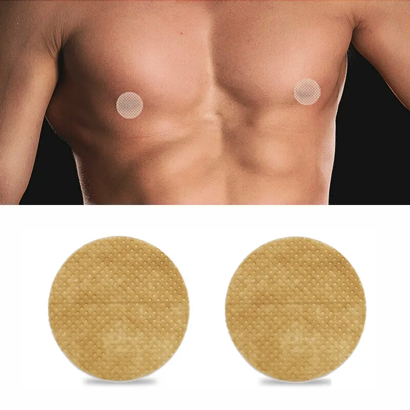 Hypoallergen Adhesive Non-Woven Gewebe Atmungsaktiv Nippel Abdeckung für Männer