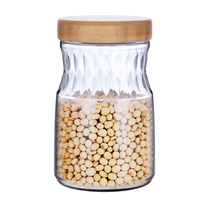 36oz Glass Food Storage Container <strong>With</strong> Bamboo <strong>Lid</strong> Airtight Vacuum Seal BPA Free <strong>Borosilicate</strong> Kitchen Pantry Large Capacity - Product Image 3