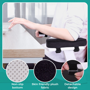 Cojín para reposabrazos de silla Liker, silla negra para videojuegos/e-sports, soporte para codos, reposamanos, cojín para aumentar la altura, relajación. - Product Image 3