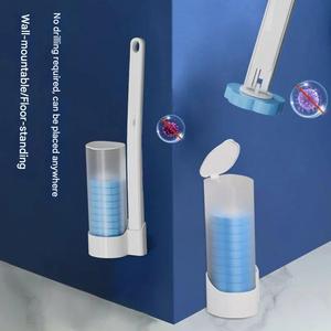 Ensemble de têtes de rechange pour <span class=keywords><strong>brosse</strong></span> de toilette jetable - <span class=keywords><strong>Nettoyage</strong></span> à tous les angles, élimination des taches, <span class=keywords><strong>brosse</strong></span> de toilette jetable pour usage domestique - Product Image 2
