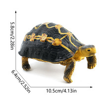 Vente chaude transfrontalière : Modèles décoratifs de reptiles et tortues en PVC massif, à assembler, sur le thème des animaux, pour aménagement paysager d'aquariums et de toiles d'araignée