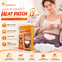 Nouvelle Patch Chauffant Auto-Chauffant Triangle pour Soulagement des Douleurs Menstruelles / Coussinets Chauffants pour Crampes Menstruelles