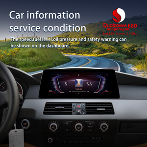 Carplay nirkabel untuk BMW, pemutar Video mobil navigasi GPS, Video mobil 10.25 inci Qualcomm 680, untuk BMW 5 seri E60 E61 E90 E91 E92 E93 - Product Image 3