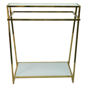 Perchero Dorado con Estante Superior para Exhibición de Ropa en Boutiques y Almacenamiento Doméstico, Robusto - Product Image 3