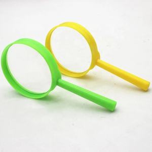 Kaca Pembesar Genggam Mini 3X, Alat Pembesar Membaca Lensa Kaca Pembesar Portabel Pemeriksaan Anak-anak untuk Membaca <span class=keywords><strong>60Mm</strong></span> - Product Image 5