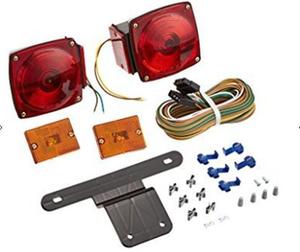 Nuevo Kit de Luces LED Cuadradas de Repuesto para Remolque, Sumergibles, de Freno, Direccional, Traseras y Laterales, 12V, 1000kg de Carga Útil, para RV/Camión/Tractor - Product Image 6