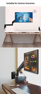 W3b 2-12kg tải nặng điều chỉnh xoay Wall Mount gas mùa xuân màn hình đứng mở rộng cánh tay cho 10-36 "Màn hình hỗ trợ - Product Image 6