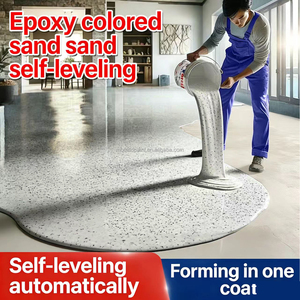 <span class=keywords><strong>Peinture</strong></span> époxy autolissante haute performance avec <span class=keywords><strong>sable</strong></span> de quartz coloré, revêtement industriel durable - Product Image 1