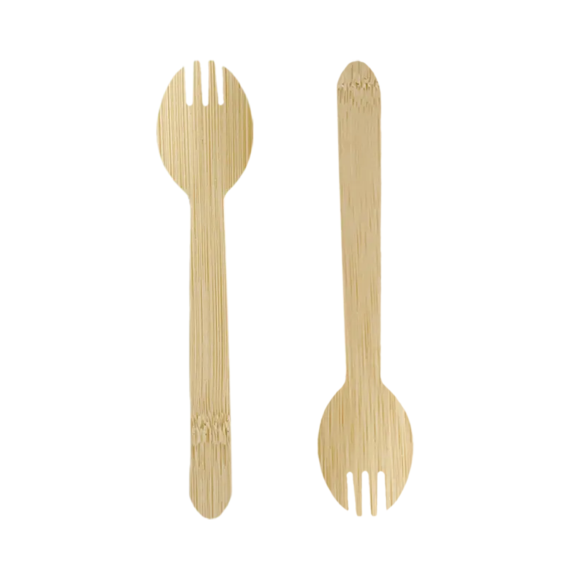 I coltelli, le forchette e i cucchiai di bambù diretti monouso della fabbrica possono essere personalizzati