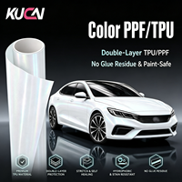 KUCAI Best Seller Film de protection de peinture auto-cicatrisant TPU Dawn White PPF pour voiture, film coloré pour voiture, 1.52*15M