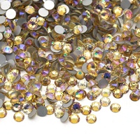 Haute qualité 1440 pièces fantôme lumière cristal pierre autocollant Non Hotfix Strass Applique plat arrière verre Strass pour bricolage artisanat