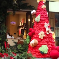 Décoration de Noël en fil épais islandais, à tricoter soi-même, pour suspendre, fournitures artisanales de vacances