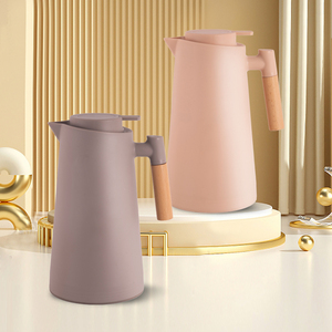 Hot Bán Giá Cả Cạnh Tranh 1000Ml Tùy Biến Màu Sắc Tối Giản Phong Cách Bắc Âu Thủy Tinh Refill Cách Điện Chân Không <span class=keywords><strong>Flask</strong></span> Cà Phê Nồi - Product Image 3