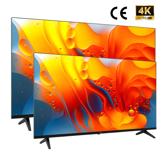 50" Factory Direct 4K Smart TV Ultra-thin Framed Television LED TV with Smart Mirroring Voice Control WiFi BT for Home Office