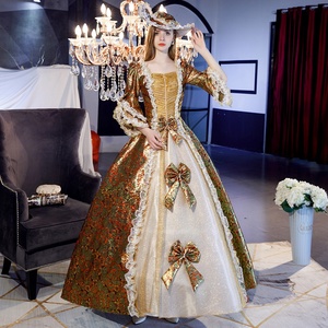 Vestidos de Baile de Máscaras Rococó de la Época del Siglo XVII, Vestido de María Antonieta, Vestido <span class=keywords><strong>Veneciano</strong></span> de Carnaval - Product Image 4