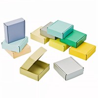 Boîte d'expédition rectangulaire en carton ondulé extra-résistant, imprimée sur mesure, colorée, d'origine chinoise, pour e-commerce