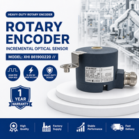 Encodeur rotatif incrémental robuste Leine Linde XHI 861900220, 2048 PPR, 9-30V DC, capteur optique à arbre creux