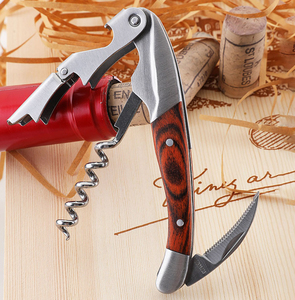 <span class=keywords><strong>2025</strong></span> Thiết Kế Mới Hiện Đại Bằng Gỗ Xử Lý Thép Không Gỉ Rượu Vang Mở Corkscrew Thanh Gấp Rượu Vang Mở Chai - Product Image 5