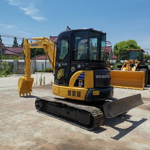 Mini excavatrice KOMATSU PC55MR-2 d'occasion de haute qualité du Japon Machine à chenilles de 5 tonnes avec moteur et moteur durables - Product Image 2